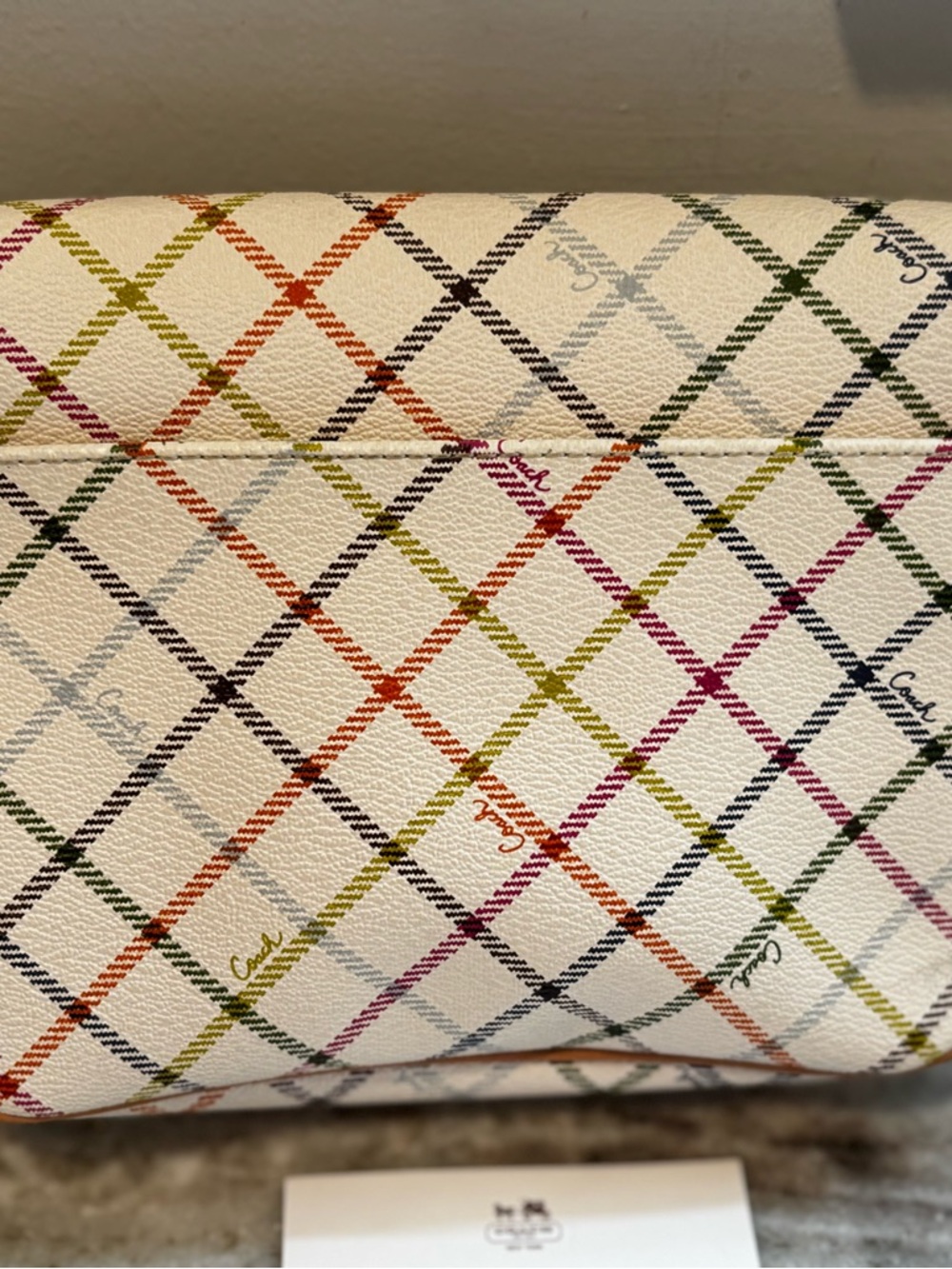 Coach Peyton Tattersall Field Crossbody bag - Picture 5 of 8
